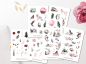 Preview: Forest and Moon Sticker Set